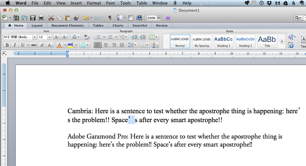 Microsoft Word For Mac Letter Spacing